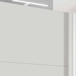 Weißer Schwebetürenschrank mit Spiegel links - Elenya^Wohnen Sale