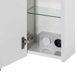 Wohnen Weißer Spiegelschrank für das Bad - Yuliva