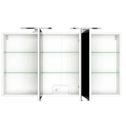 Wohnen Weißer Spiegelschrank in 120cm Breite - Vandan