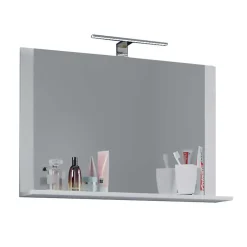 Weißer Waschplatz & Hochschrank - Ipsum (dreiteilig)^Wohnen