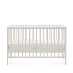 Weißes Babybett mit Rundum-Gitter - Tijong^Wohnen Outlet