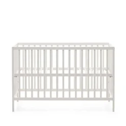 Weißes Babybett mit Rundum-Gitter - Tijong^Wohnen Outlet