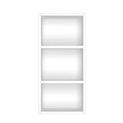 Wohnen Weißes Bad Wandregal mit 3 Fächern - Enwicos