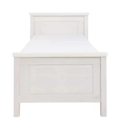 Wohnen Weißes Bett als Einzelbett oder Doppelbett - Satumare