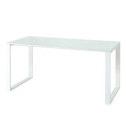 Wohnen Weißes Büromöbel Set mit Schreibtisch - Fidania (zweiteilig)