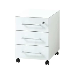 Wohnen Weißes Büromöbel Set mit Schreibtisch - Fidania (zweiteilig)