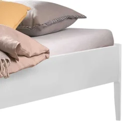 Wohnen Weißes Doppelbett ohne Kopfteil - Meteora