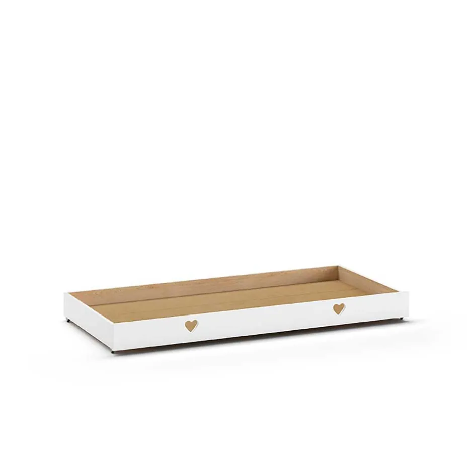 Kinder Wohnen Weißes Hausbett dreiseitig geschlossen - Grandory