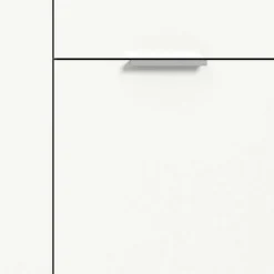 Weißes Highboard mit zwei Türen und Schublade - Intiatos^Wohnen Best