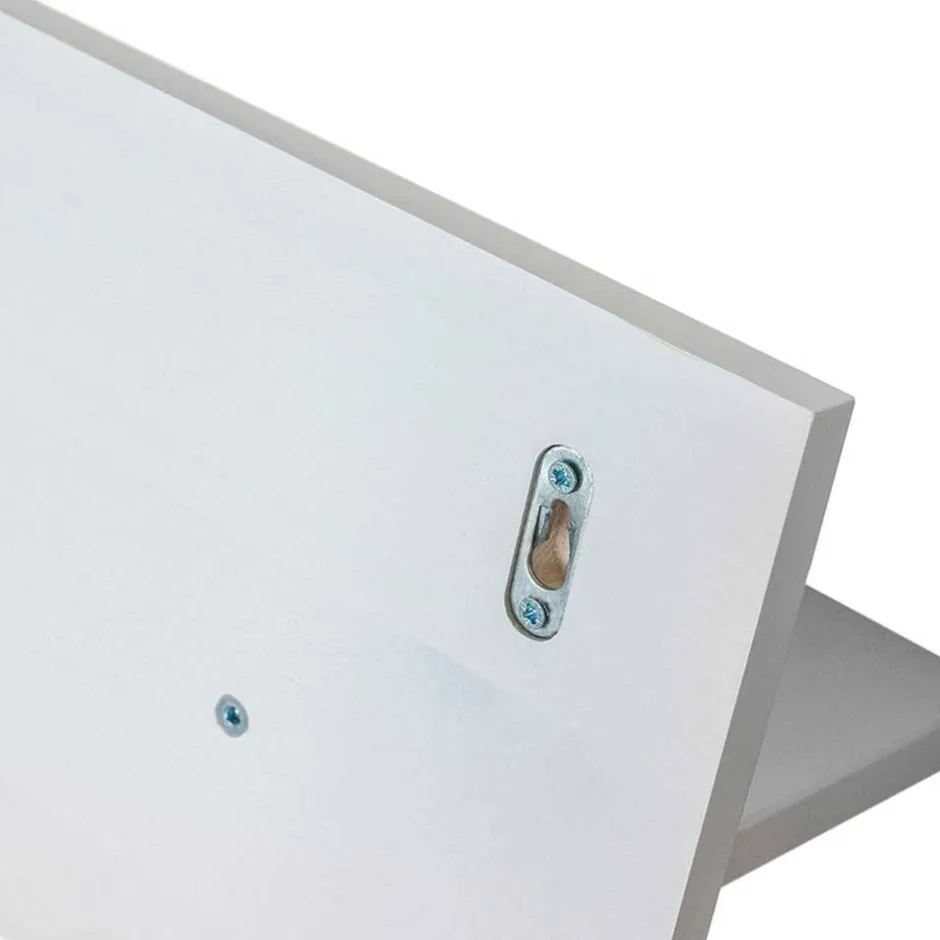 Wohnen Weißes Hängeboard aus Massivholz - Presto