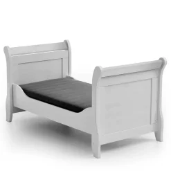 Weißes Holz Babybett inklusive Umbauseiten - Satumare^Wohnen Outlet