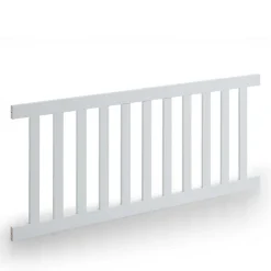 Weißes Holz Babybett inklusive Umbauseiten - Satumare^Wohnen Outlet