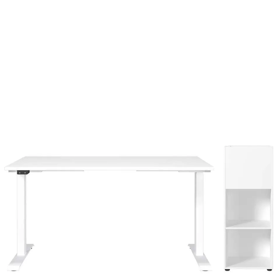 Wohnen Weißes Homeoffice Möbel Set modern - Sparkle (zweiteilig)