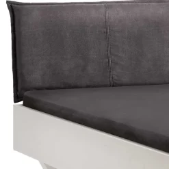 Weißes Kiefernholz-Bett mit Holzkufen - Ondeon^Wohnen