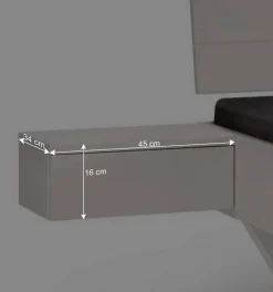 Weißes Kiefernholz-Bett mit Holzkufen - Ondeon^Wohnen