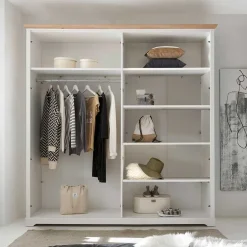 Wohnen Weißes Landhaus Schlafzimmer Set - Maggio (fünfteilig)