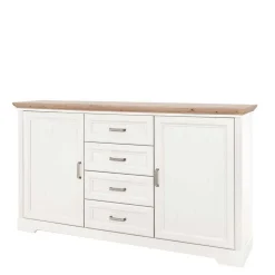 Wohnen Weißes Landhaus Schlafzimmer Set - Maggio (fünfteilig)