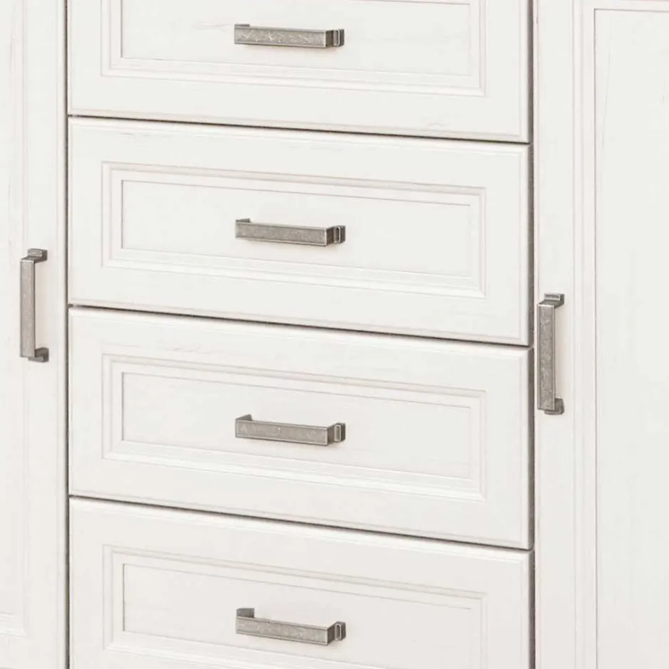 Wohnen Weißes Landhaus Schlafzimmer Set - Maggio (fünfteilig)