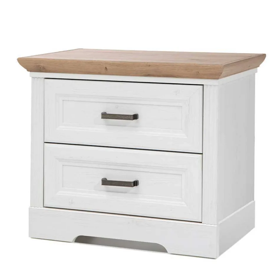 Wohnen Weißes Landhaus Schlafzimmer Set - Maggio (fünfteilig)