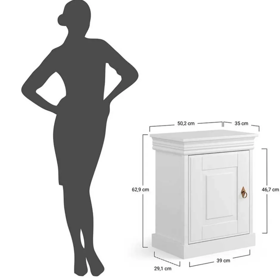 Weißes Landhausbett mit Schubladen - Presto^Wohnen Best