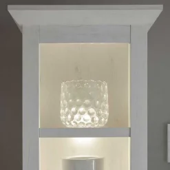 Weißes Landhausregal mit Flaschenfach - Chelles^Wohnen Discount