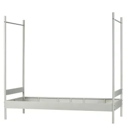 Wohnen Weißes Metallbett mit Baldachin - Jenva