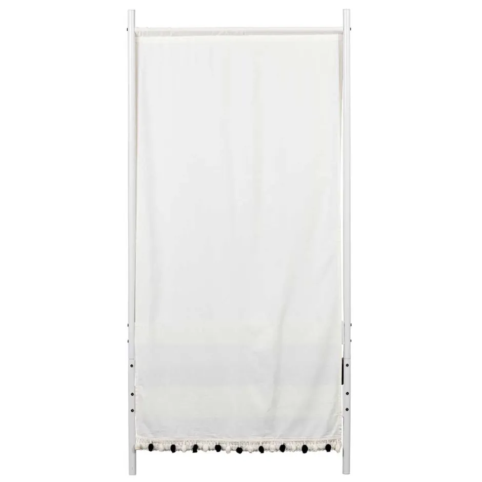 Wohnen Weißes Metallbett mit Baldachin - Jenva