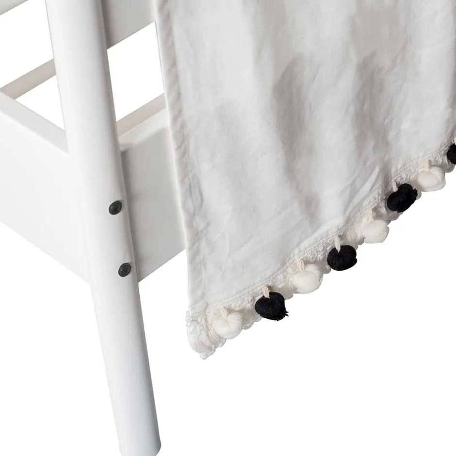 Wohnen Weißes Metallbett mit Baldachin - Jenva