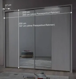 Weißes Schlafzimmerset Arneta mit Einzelbett 100x200cm (dreiteilig)^Wohnen Online