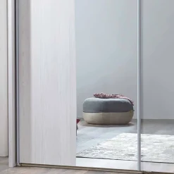 Weißes Schlafzimmerset Arneta mit Einzelbett 100x200cm (dreiteilig)^Wohnen Online