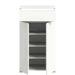 Weißes Schuh-Vertiko in modernem Design - Dany^Wohnen