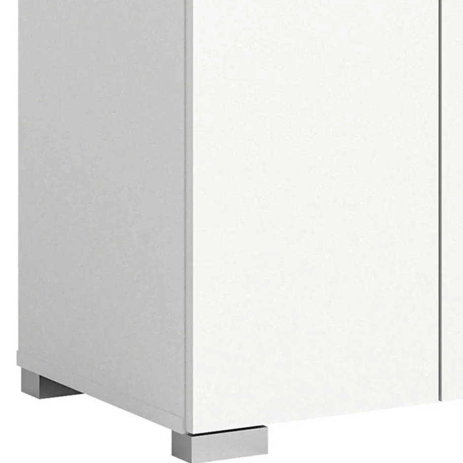 Weißes Schuh-Vertiko in modernem Design - Dany^Wohnen