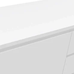 Weißes Sideboard 150cm mit Haarnadel Beinen - Donny^Wohnen New