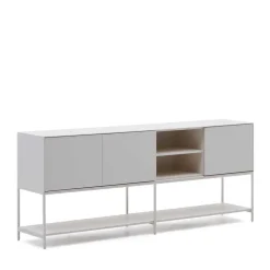 Weißes Sideboard in halboffenem Design - Dresconio^Wohnen New