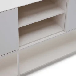 Weißes Sideboard in halboffenem Design - Dresconio^Wohnen New