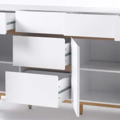 Weißes Sideboard Maiky mit Griffmulden^Wohnen Hot