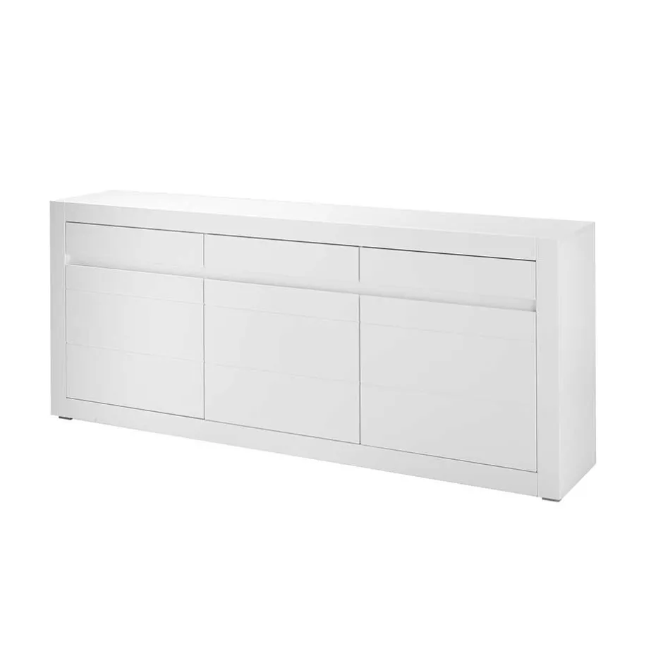 Weißes Sideboard mit 217 cm Breite - Ilana^Wohnen Hot