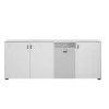 Wohnen Weißes Sideboard mit zwei Metern Breite - Dualkos