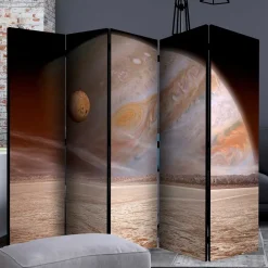 Wohnen Weltall Paravent mit farbigem Motivdruck - Tiara