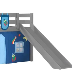 Weltraum Spielbett Hochbett in Grau - Wale^Wohnen Outlet