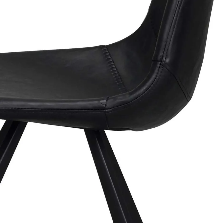 Wohnen White Wash Eiche Tisch mit 4 Stühlen - Pulva (fünfteilig)