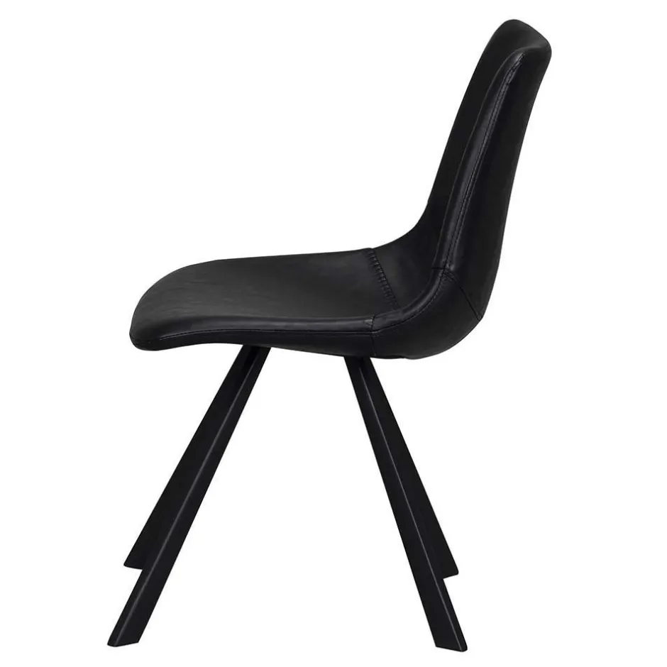 Wohnen White Wash Eiche Tisch mit 4 Stühlen - Pulva (fünfteilig)