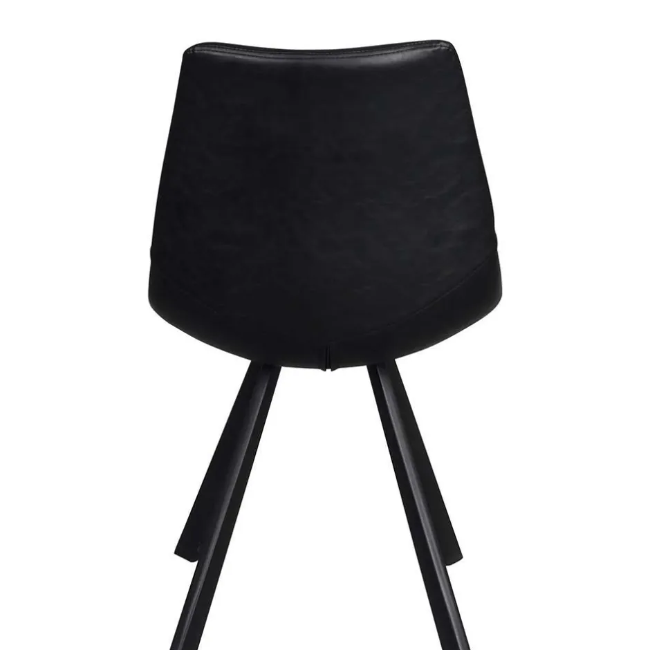 Wohnen White Wash Eiche Tisch mit 4 Stühlen - Pulva (fünfteilig)