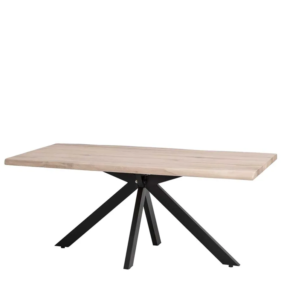 White Wash Esszimmertisch mit Baumkante - Wieza^Wohnen Outlet