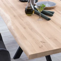 White Wash Esszimmertisch mit Baumkante - Wieza^Wohnen Outlet