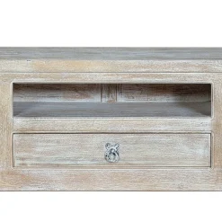White Wash TV Lowboard - Shabby Chic - Catlony^Wohnen