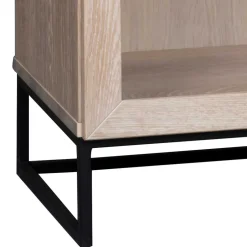 Wohnen White Wash Vitrinenschrank modern - Myras