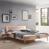 Wohnen Wildbuche Bett mit 140 cm Breite modern - Sesedra