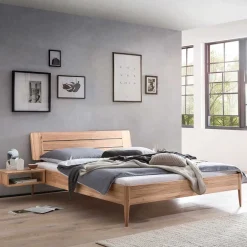 Wohnen Wildbuche Bett mit 140 cm Breite modern - Sesedra