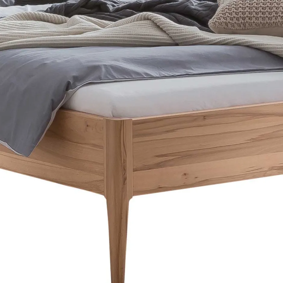 Wohnen Wildbuche Bett mit 140 cm Breite modern - Sesedra